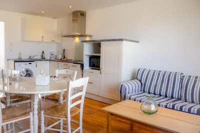 Cuisine ou kitchenette dans l'établissement Ti Roz