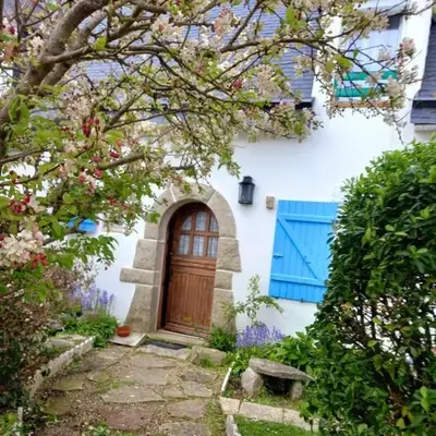 Loctudy T2 vintage terrasse vue mer
