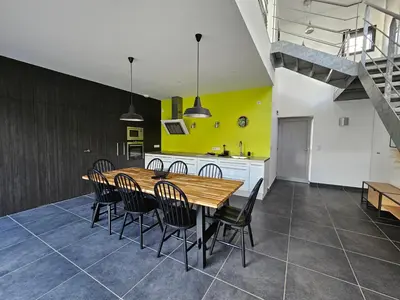 Plan de l'établissement Maison d'architecte 9p - 400m de la mer & du bourg