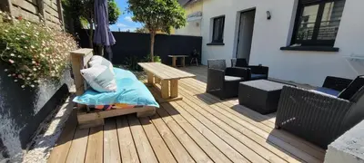 Coin salon dans l'établissement maison cosy