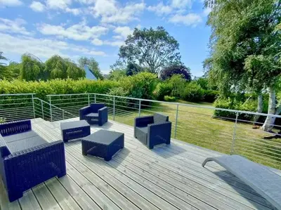 Jardin de l'établissement Maison avec jardin proche du centre et des plages