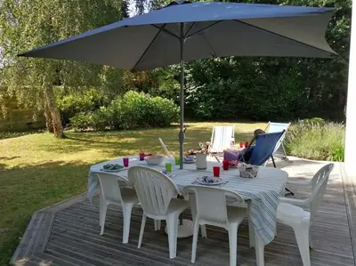 Jardin de l'établissement Maison au calme proche de la mer Fouesnant Cap Coz