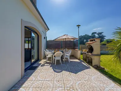Terrasse ou espace extérieur de l'établissement Holiday Home La mouette bleue by Interhome
