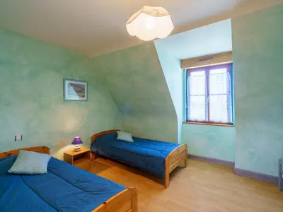 Coin salon dans l'établissement Holiday Home La mouette bleue by Interhome