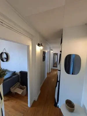 Coin salon dans l'établissement Grand Appartement lumineux