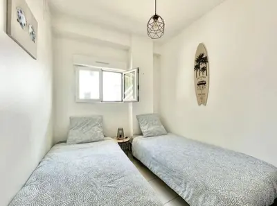 Un ou plusieurs lits dans un hébergement de l'établissement Benodet Centre 200m de la plage