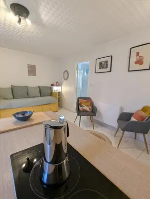 Coin salon dans l'établissement Chez Marie et Hugo