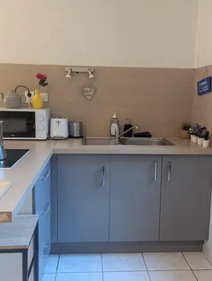 Cuisine ou kitchenette dans l'établissement Chez Marie et Hugo