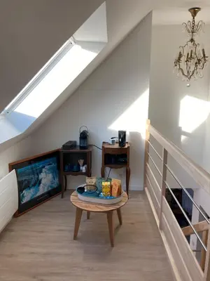 Télévision ou salle de divertissement dans l'établissement Le jardin des dunes