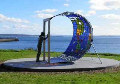 Aire de jeux pour enfants de l'établissement Panorama d'Azur I Vue mer & 13 personnes