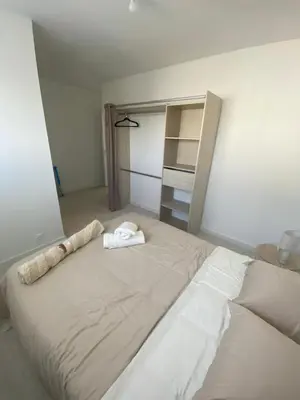 Un ou plusieurs lits dans un hébergement de l'établissement Maison neuve proximité des plages