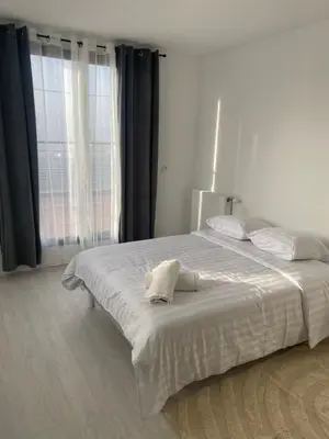 Un ou plusieurs lits dans un hébergement de l'établissement Maison neuve proximité des plages