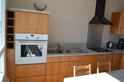 Cuisine ou kitchenette dans l'établissement Gîte entre terre et mer à Plouarzel