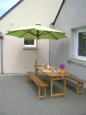 Terrasse ou espace extérieur de l'établissement Gîte entre terre et mer à Plouarzel