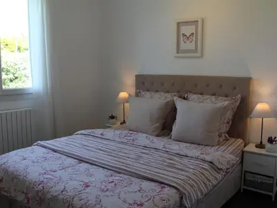Un ou plusieurs lits dans un hébergement de l'établissement Avel Mor Comfortable holiday residence