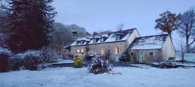 L'établissement Bienvenue à Longère Bihan - Bed & Breakfast en hiver