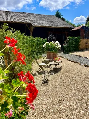 Jardin de l'établissement Gite Les Petits Dragons