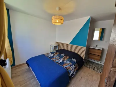 Un ou plusieurs lits dans un hébergement de l'établissement La Maisonette