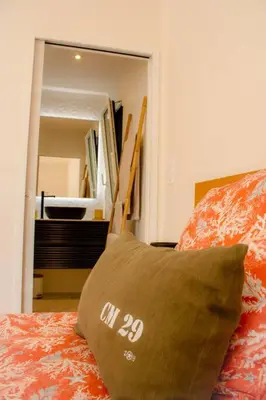 Un ou plusieurs lits dans un hébergement de l'établissement La maison du Portzic - vue mer - wifi