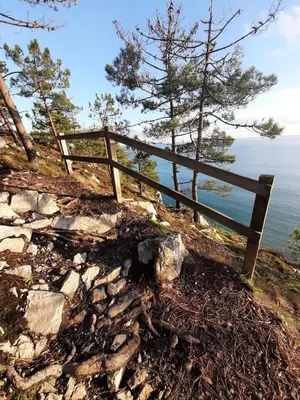 Paysage naturel près de la maison de vacances