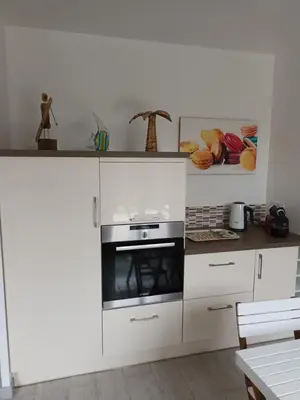 Cuisine ou kitchenette dans l'établissement Ty Bihan
