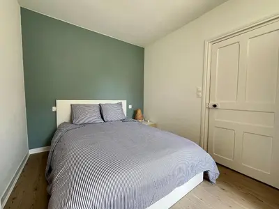 Un ou plusieurs lits dans un hébergement de l'établissement Maison Kersaliou, proche mer St Pol de Léon
