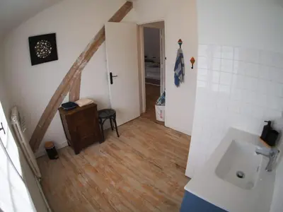 Salle de bains dans l'établissement Kertiti