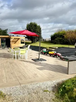 Plan de l'établissement Gîte familiale Piscine intérieure privée chauffée,spa, boulodrome et baby-foot