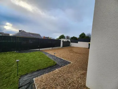 Jardin de l'établissement Ti an holen Maison familiale de charme à 5mn à pied de la plage et du port
