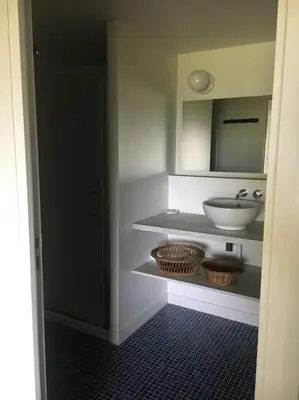 Salle de bains dans l'établissement Villa Roche Mignonne