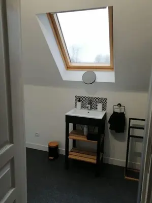 Cuisine ou kitchenette dans l'établissement The nest