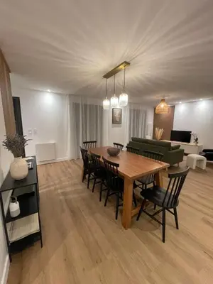 Coin salon dans l'établissement Nouveauté Ty Cosquer Maison de vacances proche plages
