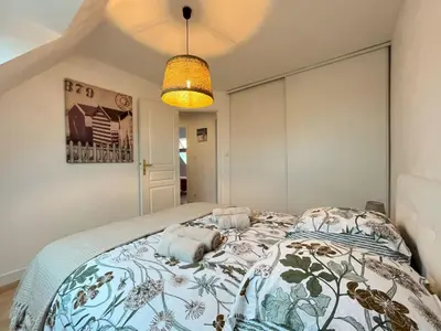 Un ou plusieurs lits dans un hébergement de l'établissement Maison des Dunes