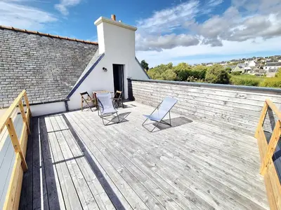 Balcon ou terrasse dans l'établissement 728-Belle renovation-Vue mer-Top roof-Grand confor