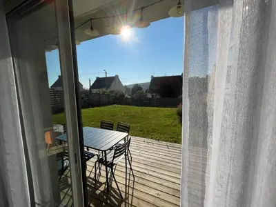 Balcon ou terrasse dans l'établissement Maison Morgat - 3 chambres - Terrasse - Jardin
