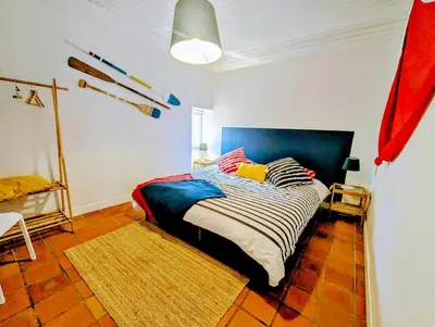 Un ou plusieurs lits dans un hébergement de l'établissement Maison Bretonne Ti Ar Strobineller, Plages et GR34 à 10 mn Plouguerneau