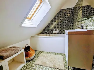 Cuisine ou kitchenette dans l'établissement Maison Bretonne Ti Ar Strobineller, Plages et GR34 à 10 mn Plouguerneau