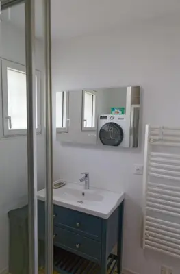 Salle de bains dans l'établissement La Galiote