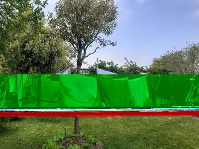Jardin de l'établissement Le Gite des 4 Vents