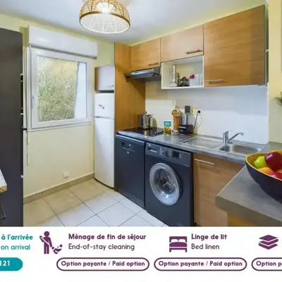 Pont L'Abbé - Appartement pour 4 avec balcon