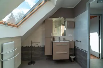 Salle de bains dans l'établissement Île Saint Nicolas - Bel appt à 3km de la plage