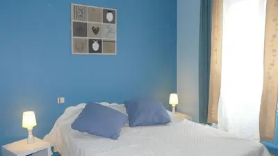 Un ou plusieurs lits dans un hébergement de l'établissement Maison Kersavanou