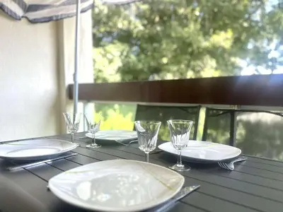 Plan de l'établissement Appartement lumineux avec balcon, proche plage et parking privatif à Bénodet - FR-1-481-168