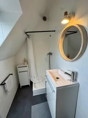Salle de bains dans l'établissement l'Echappee belle Seaside break for 8 people