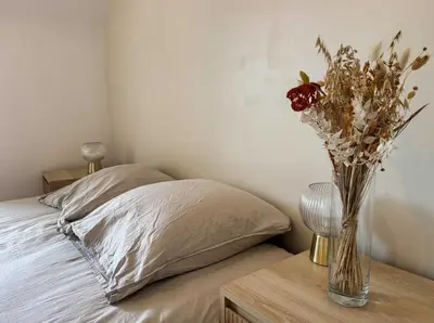 Un ou plusieurs lits dans un hébergement de l'établissement l'Echappee belle Seaside break for 8 people