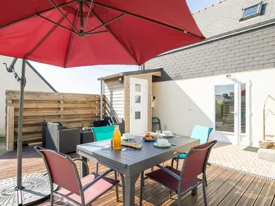 Terrasse ou espace extérieur de l'établissement Holiday Home Ti Bihan by Interhome