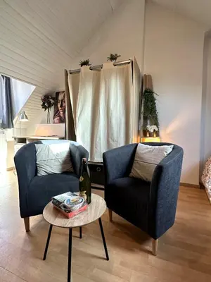 Coin salon dans l'établissement Studio Sur les Toits - Centre Historique