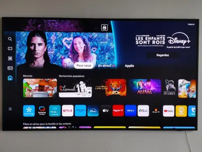 Télévision ou salle de divertissement dans l'établissement Studio vue mer roscoff et île de batz