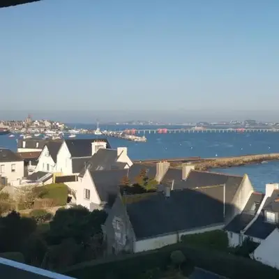 Studio vue mer roscoff et île de batz