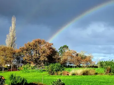 Jardin de l'établissement Location bretagne Plougasnou LocPalais